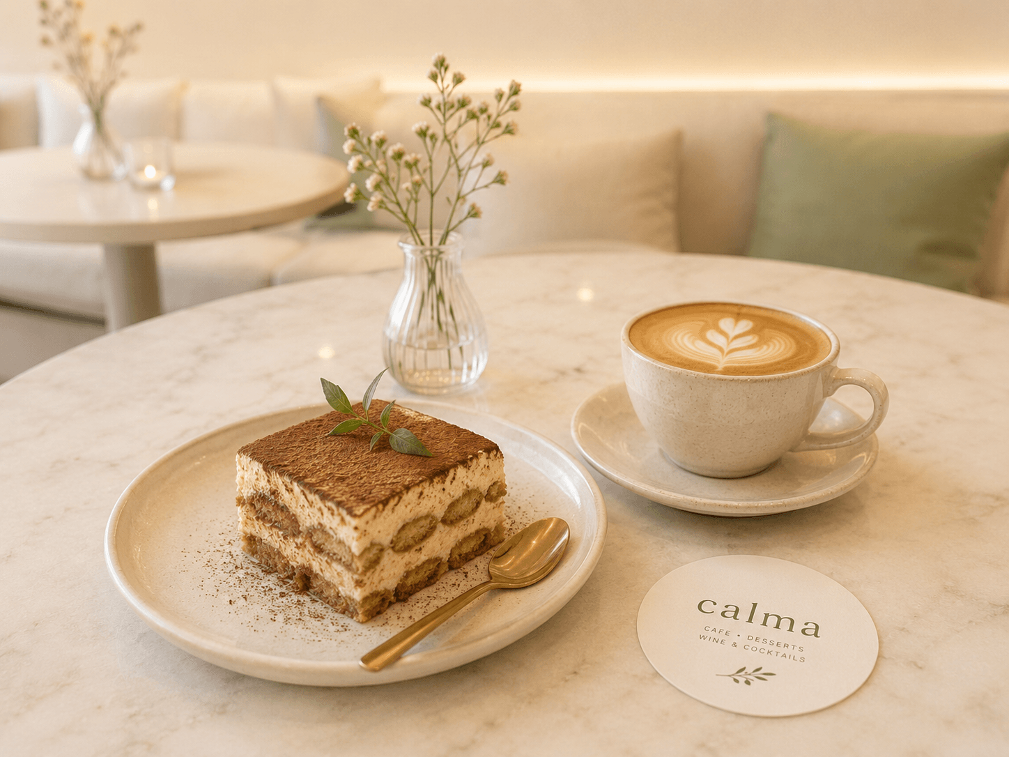 Cappuccino & Tiramisu bei Calma